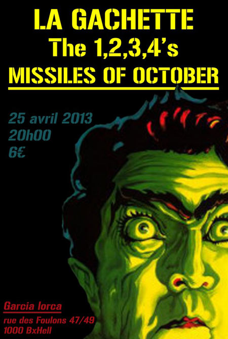 Concert Punk Rock au Garcia Lorca le 25 avril 2013 à Bruxelles (BE)