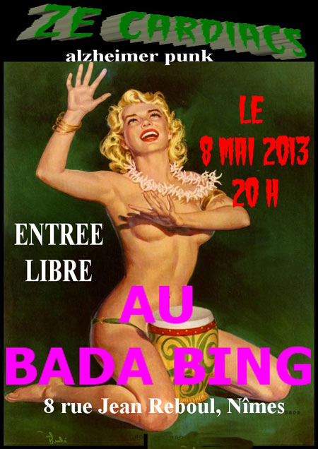 Ze Cardiacs au Bada Bing le 08 mai 2013 à Nîmes (30)