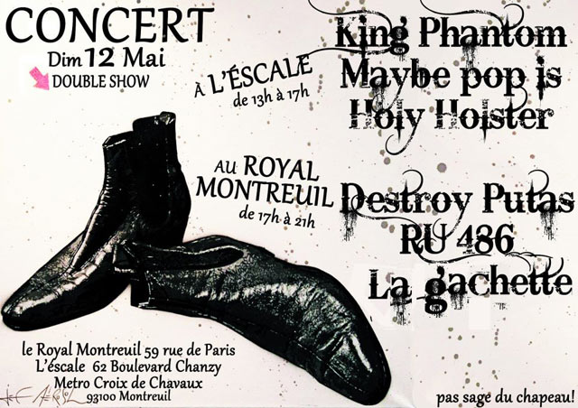 Concert Punk au Royal Montreuil le 12 mai 2013 à Montreuil (93)