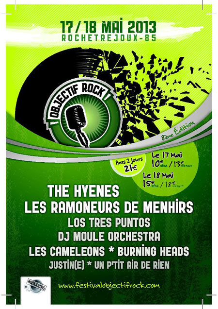 Festival Objectif Rock le 17 mai 2013 à Rochetrejoux (85)