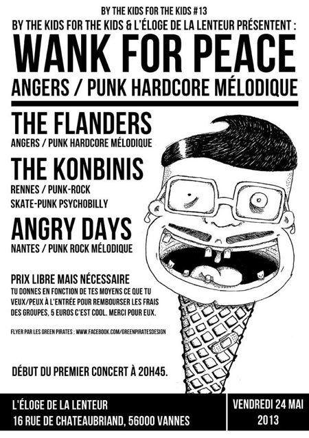 Concert Punk Rock Hardcore à l'Eloge de la Lenteur le 24 mai 2013 à Vannes (56)