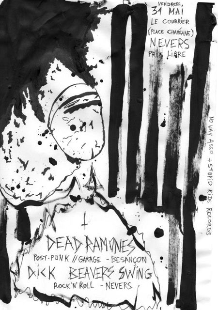 Dead Ramones + Dick Beavers Swing au Courrier le 31 mai 2013 à Nevers (58)