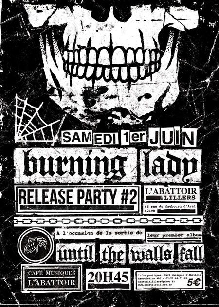Burning Lady (release party) à l'Abattoir le 01 juin 2013 à Lillers (62)
