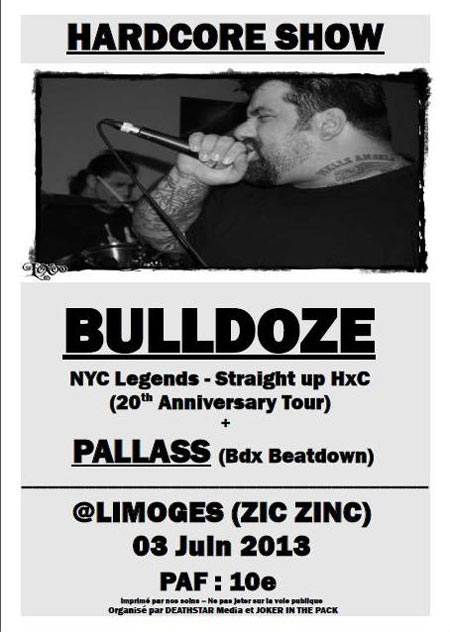 Bulldoze + Pallass au Zic Zinc le 03 juin 2013 à Limoges (87)