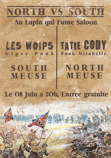 Les Woips + Tatie Cody au Lapin qui Fume le 08 juin 2013 à Verdun (55)