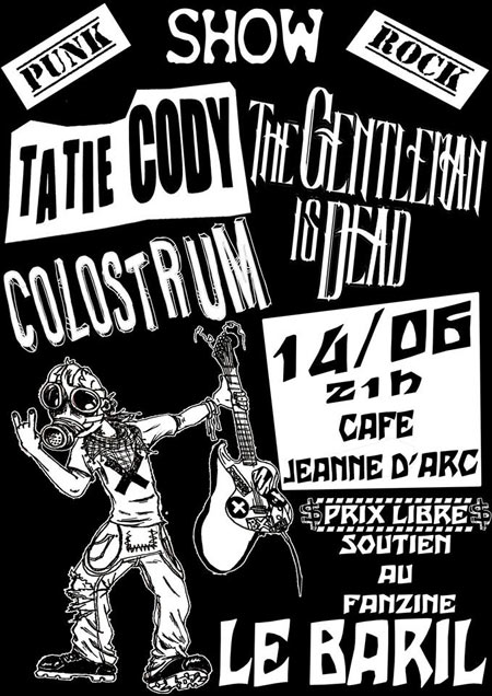 Punk Rock show au Café Jeanne d'Arc le 14 juin 2013 à Metz (57)