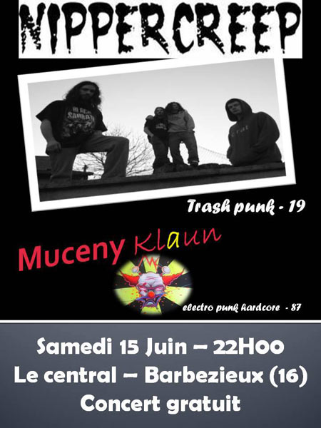 Nippercreep + Muceny Klaun au bar Le Central le 15 juin 2013 à Barbezieux-Saint-Hilaire (16)