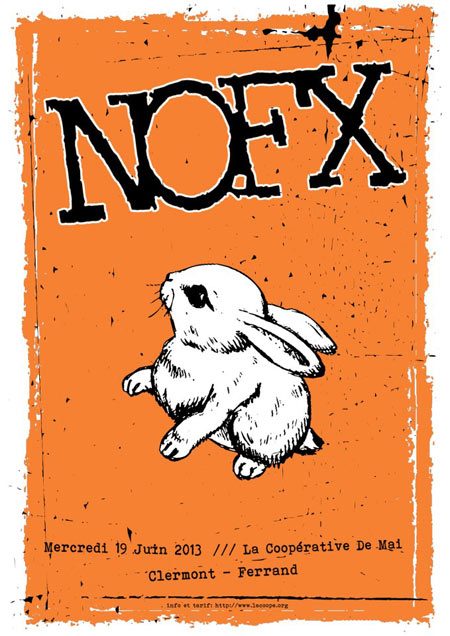 NOFX + Breaking Strain à la Coopérative de Mai le 19 juin 2013 à Clermont-Ferrand (63)