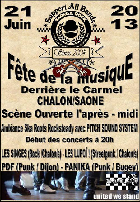 Fête de la musique le 21 juin 2013 à Chalon-sur-Saône (71)
