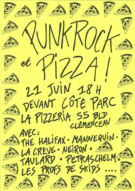 Punk Rock et pizza le 21 juin 2013 à Grenoble (38)