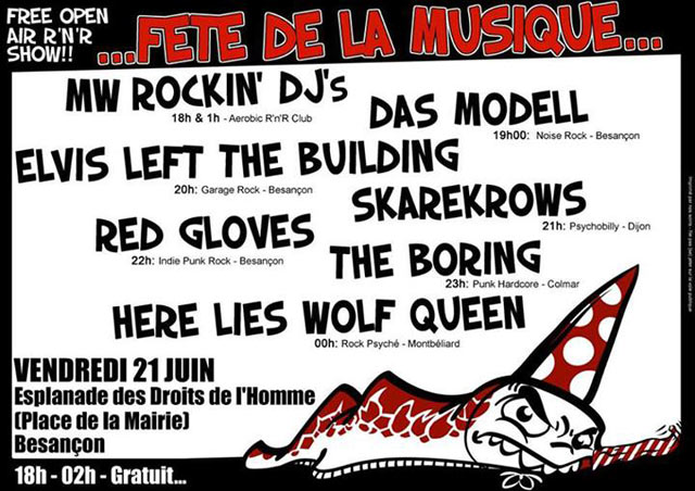 Fête de la musique sur l'esplanade des droits de l'homme le 21 juin 2013 à Besançon (25)