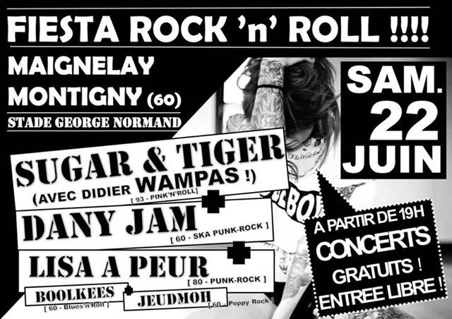 Fiesta Rock'n'Roll au stade Georges Normand le 22 juin 2013 à Maignelay-Montigny (60)
