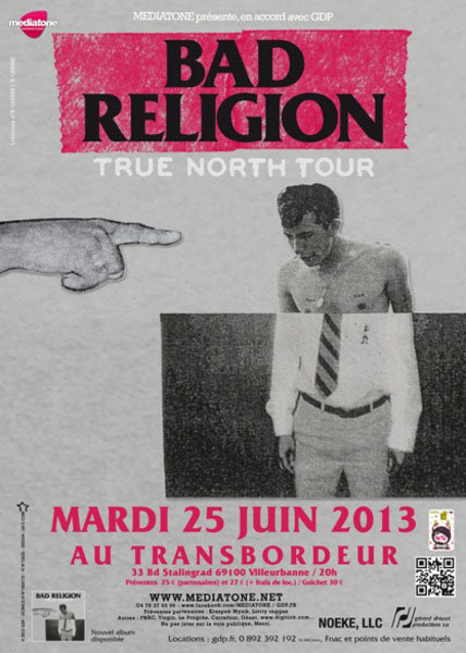 Bad Religion + Uncommonmenfrommars au Transbordeur le 25 juin 2013 à Villeurbanne (69)
