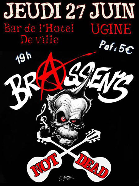 Brassen's Not Dead au bar de l'Hôtel de Ville le 27 juin 2013 à Ugine (73)