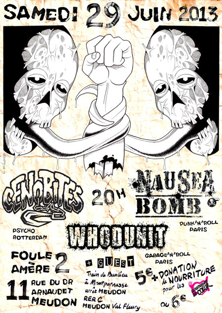 Concert Psych Punk n'Roll!! avec Cenobites!! le 29 juin 2013 à Meudon (92)