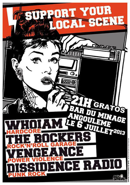 Support Your Local Scene #2 au bar Le Minage le 06 juillet 2013 à Angoulême (16)