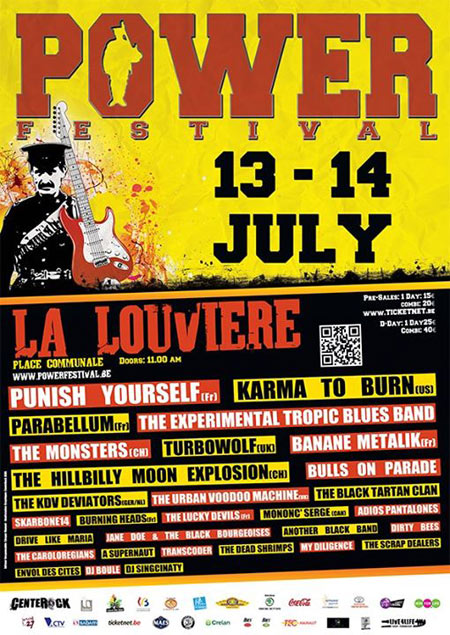 Power Festival le 13 juillet 2013 à La Louvière (BE)