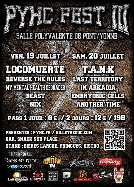 PYHC FEST III le 19 juillet 2013 à Pont-sur-Yonne (89)