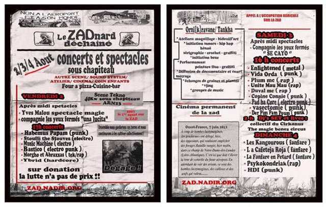 ZADNARD DÉCHAÎNÉ FESTIVAL 2/3/4 le 02 août 2013 à Notre-Dame-des-Landes (44)