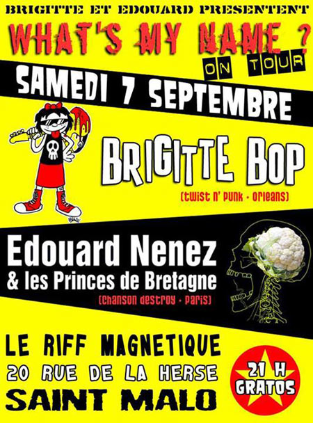 Brigitte Bop + Edouard Nenez au Riff Magnétique le 07 septembre 2013 à Saint-Malo (35)