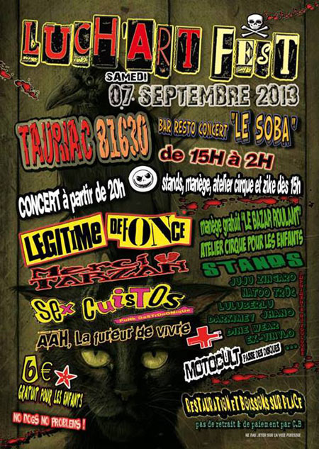 Luch'Art Fest au Soba le 07 septembre 2013 à Tauriac (81)