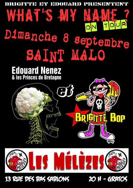 Edouard Nenez + Brigitte Bop aux Mélèzes le 08 septembre 2013 à Saint-Malo (35)