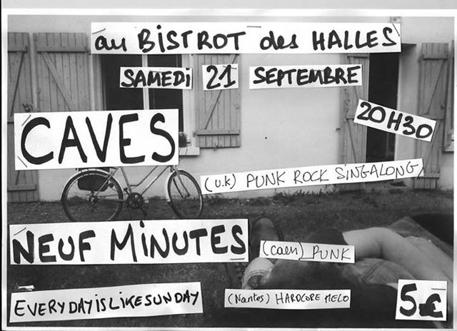 Caves + 9 Minutes + Everydayislikesunday au Bistrot des Halles le 21 septembre 2013 à Caen (14)