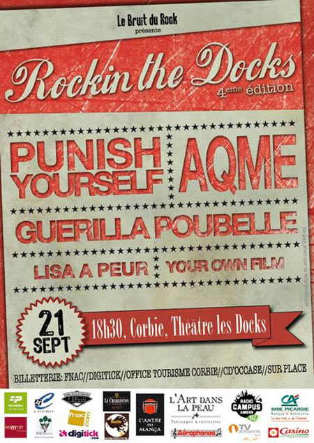 Festival Rockin' The Docks #4 au théâtre Les Docks le 21 septembre 2013 à Corbie (80)