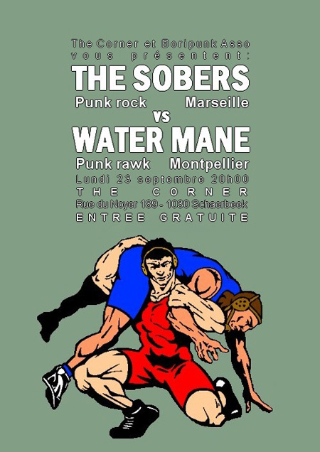 The Sobers + Water Mane @ The Corner le 23 septembre 2013 à Bruxelles (BE)
