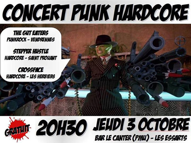 Concert Punk Hardcore au bar le Canter le 03 octobre 2013 à Les Essarts (85)