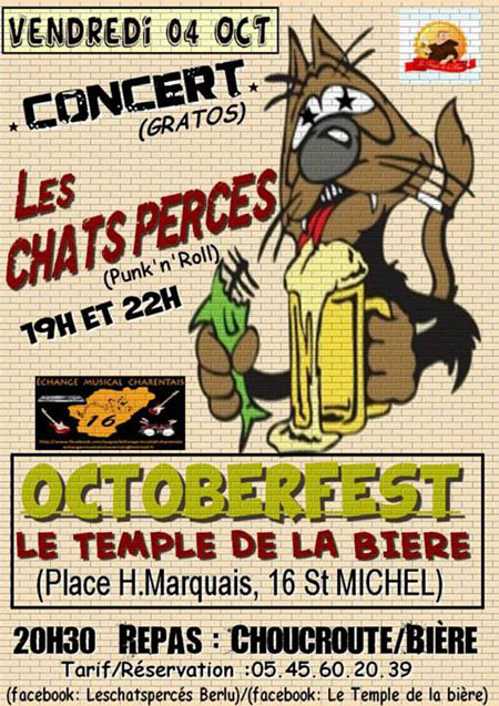 Les Chats Percés au Temple de la Bière le 04 octobre 2013 à Saint-Michel (16)