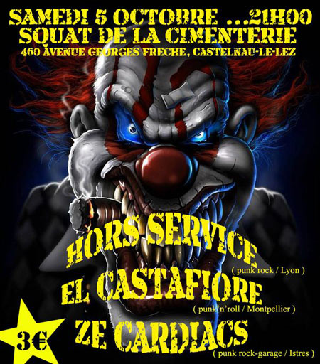 Concert à la Cimentery le 05 octobre 2013 à Castelnau-le-Lez (34)