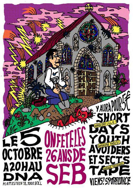 Youth Avoiders + Short Days + Sects Tape au DNA le 05 octobre 2013 à Bruxelles (BE)