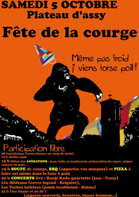 Fête de la Courge le 05 octobre 2013 à Plateau d'Assy (74)