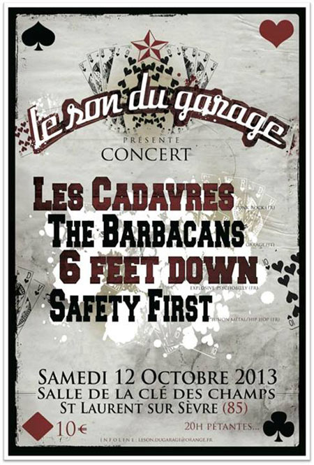 Le Son du Garage à la salle La Clef des Champs le 12 octobre 2013 à Saint-Laurent-sur-Sèvre (85)