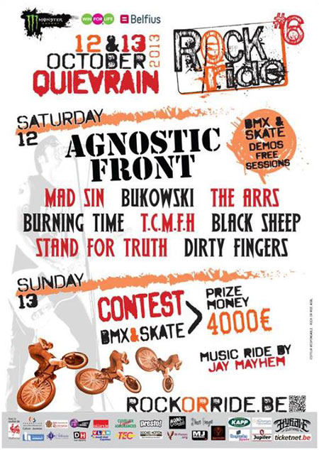 Rock or Ride Festival le 12 octobre 2013 à Quiévrain (BE)
