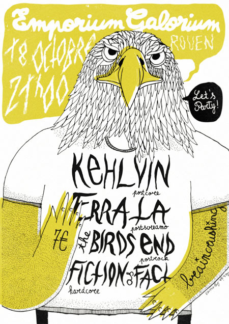 Kehlvin+Errata+The Birds End+Fiction As Fact @ Emporium Galorium le 18 octobre 2013 à Rouen (76)