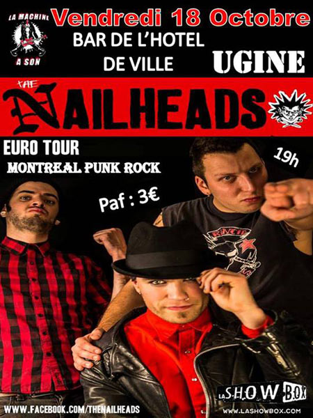 The Nailheads + Pépé et sa guitare au bar de l'Hôtel de Ville le 18 octobre 2013 à Ugine (73)