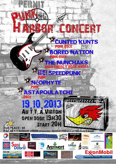 Concert Punk Harbor le 19 octobre 2013 à Virton (BE)