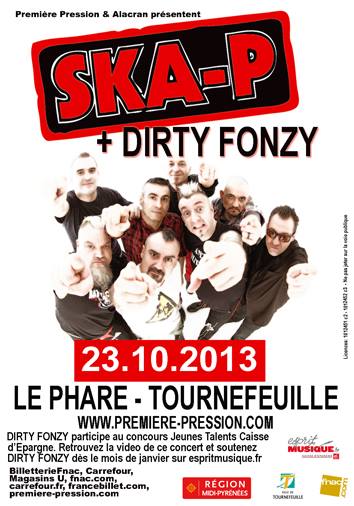 Ska-P + Dirty Fonzy au Phare le 23 octobre 2013 à Tournefeuille (31)