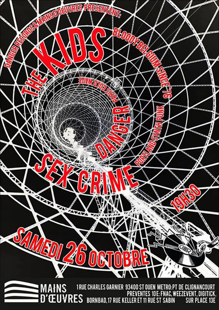 The Kids + Sex Crime + Danger aux Mains d'Oeuvres le 26 octobre 2013 à Saint-Ouen (93)