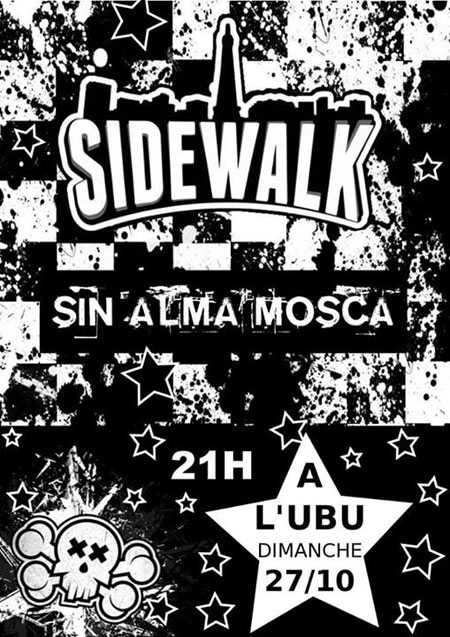 Sidewalk + Sin Alma Mosca à l'Ubu le 27 octobre 2013 à Perpignan (66)