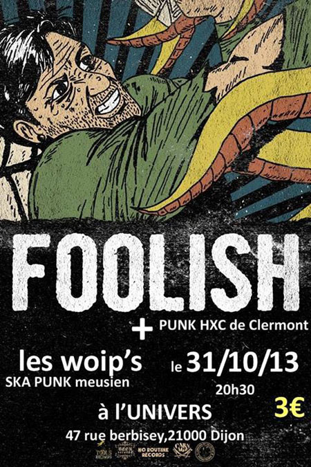 Foolish + Les Woip's au Café de l'Univers le 31 octobre 2013 à Dijon (21)