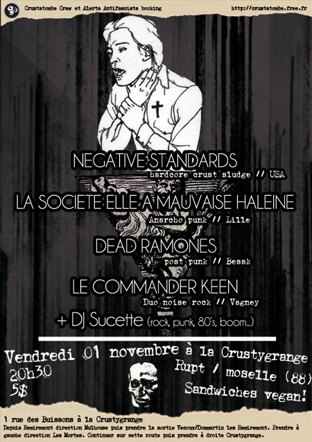 Concert Crustatombe à la Crustygrange le 01 novembre 2013 à Rupt-sur-Moselle (88)
