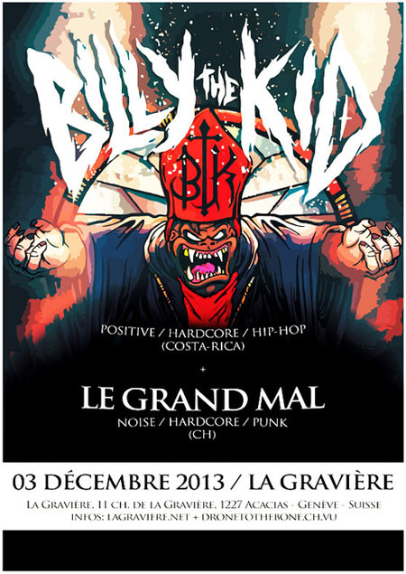 Billy the Kid, Le Grand Mal @ La Gravière le 03 décembre 2013 à Genève (CH)