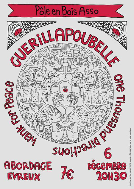 Guerilla Poubelle à l'Abordage le 06 décembre 2013 à Evreux (27)