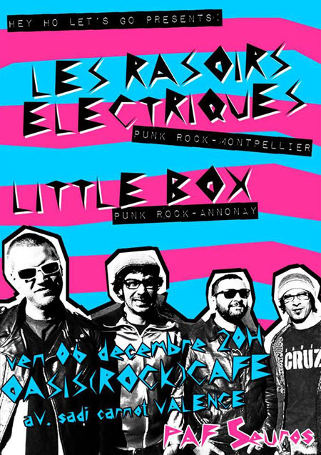 Les Rasoirs Électriques + Little Box @ Oasis Rock Café le 06 décembre 2013 à Valence (26)