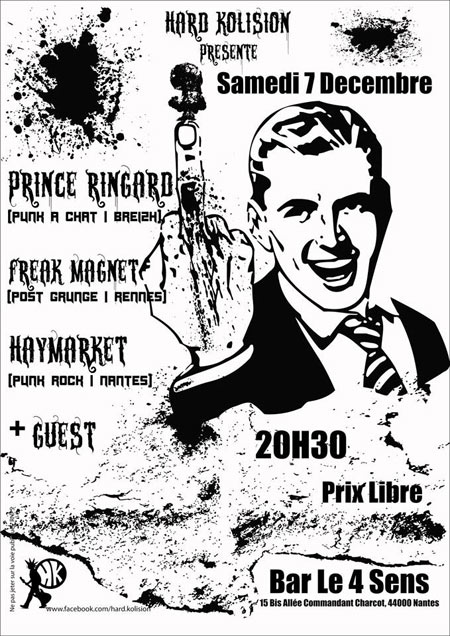 Soirée Punk le 07 décembre 2013 à Nantes (44)