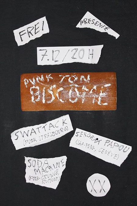 Punk ton biscôme au XXème le 07 décembre 2013 à Fribourg (CH)