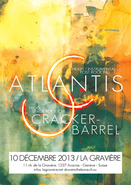 Atlantis, Crackerbarrel @ La Gravière le 10 décembre 2013 à Genève (CH)